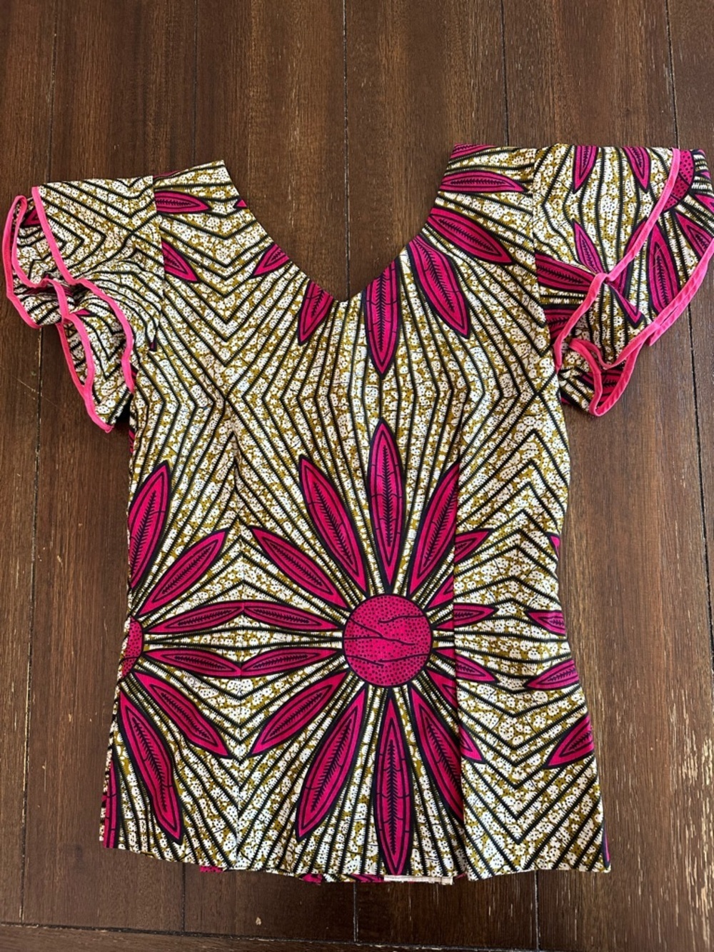Beautiful Handmade African art top